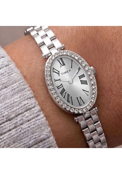 Timex Tw2y90000 Kadın Kol Saati Metalik Gri