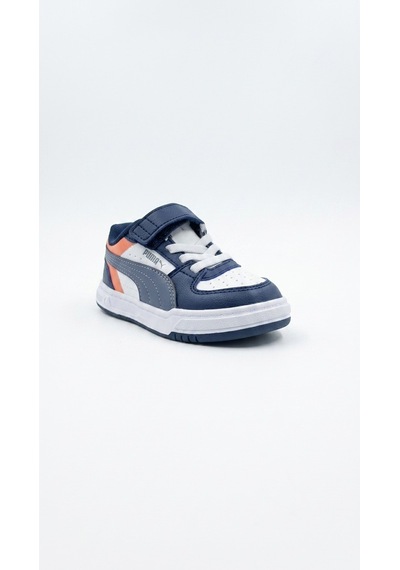 Puma 406892 01 Caven Iıı Block Ac+ınf Beyaz-lacivert-turuncu Çocu
