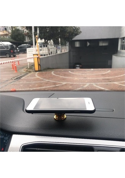 Torpido Üstü Mıknatıslı Telefon Tutacağı Altın / Syte145