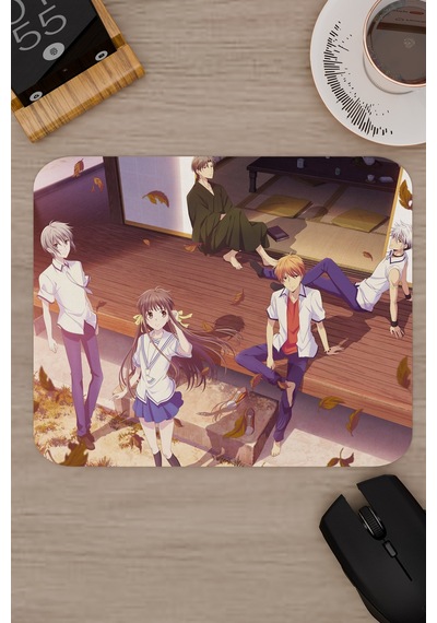 Fruits Basket Anime V5 - 22x18 Gaming Kauçuk Kaymaz Taban Mouse Pad Fare Altlığı