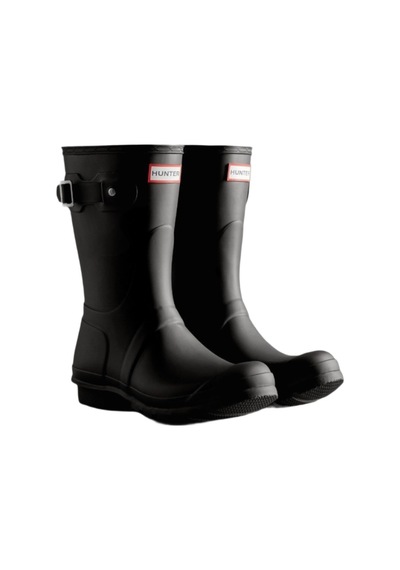 Hunter Orig Short Tri Colour Logo Boot 6000 Siyah