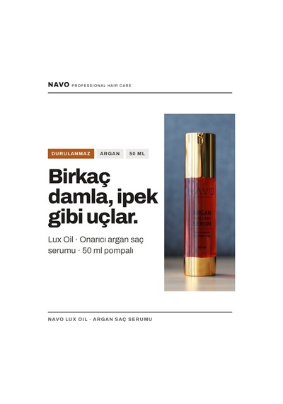 Yenileyici Ve Onarıcı Argan Yağı / Lux Oil Argan 50ml