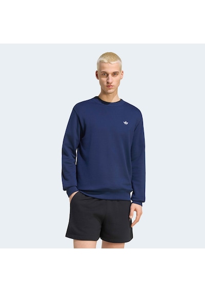 Adidas Trefoil Essentials Crew French Terry Erkek Mavi Sweatshirt Kt2452 545591