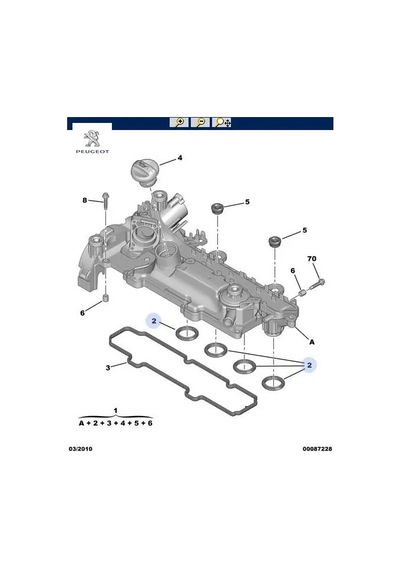 Emme Manifolt Contasi 206-focus Dv4td Peugeot 2s6q6l004aa/ Peugeot, Cıtroen 0348.t8