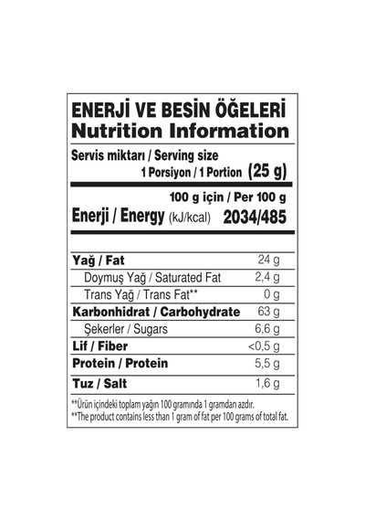 Yayla Hi'tos Shot Süt Mısır Çeşnili Mısır Çerezi 25 G X55