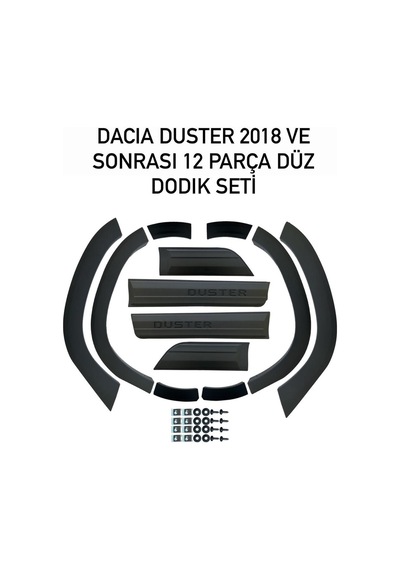 Türkmen Dacia Duster 2018 Sonrası Dodik Seti Ve Halı Kenar Plasti
