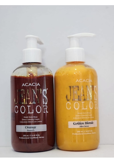 Acacia Jean's Color Turuncu - Altın Sarısı 2 x 250 ML