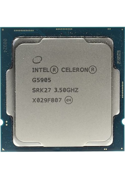 Intel Celeron G5905 3.5 GHz LGA1200 4 MB Cache 58 W İşlemci Tray