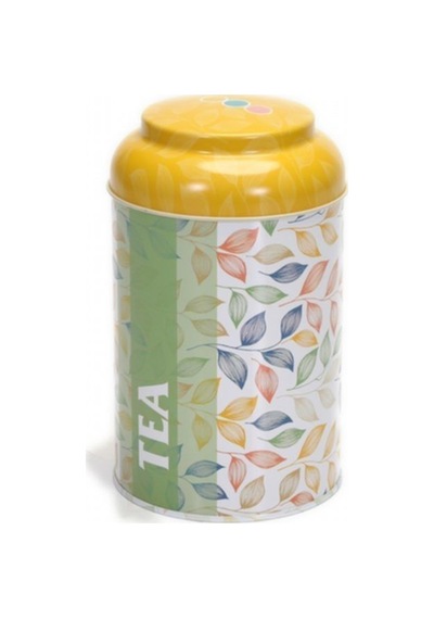 Leaf 1 Desenli Metal Baharatlık, Ø10.5 Cm X 15 Cm, 1,1 Lt, Ef115-42 Çok Renkli