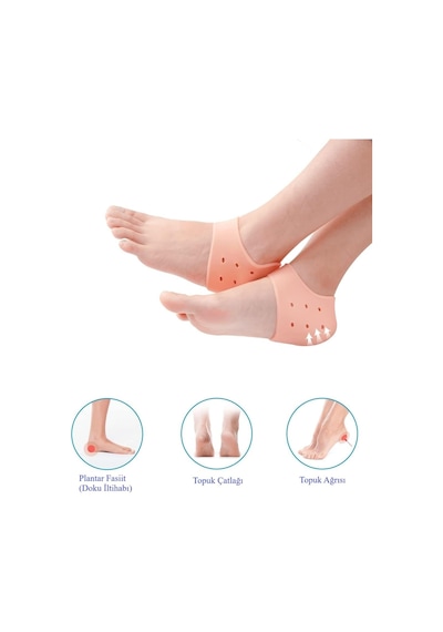 Topuk Dikeni Rahatlatıcı Silikon Çorap, Topuk Nemlendirici Patik, Topuk Çatlaklarını Nemlendiren Çorap, Topuk Kur Aloe Vera Topuk Dikeni Rahatlatıcı Silikon Çorap, Topuk Nemlendirici Patik, Topuk Çatlaklarını Nemlendiren Çorap, Topuk Kur Aloe Vera