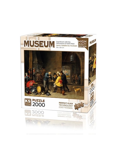 22518 Guardroom With The Deliverance Of Saint Peter 2000 Parça Puzzle Standart