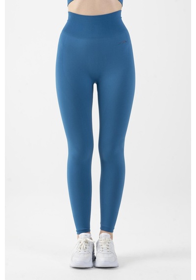 Maraton Active Slimfit Kadın Training Mavi Tayt 812057-mavi