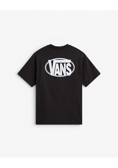 Vans Oval Logo Loose Ss Tee Erkek Siyah T-shirt - Vn0010fe