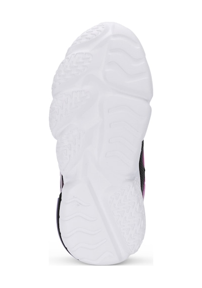 Slazenger Explorer I Kız Çocuk Cırt Cırtlı Siyah / Mor Günlük Spor Ayakkabısı Siyah - Mor