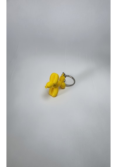 Balon Köpek Anahtarlık Sarı