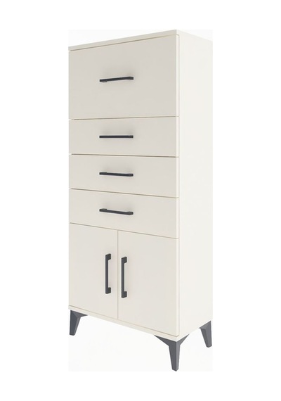 Arges Dolap 4 Çekmeceli 2 Kapaklı 60x30x134 Aytaşı-aytaşı Aytaşı