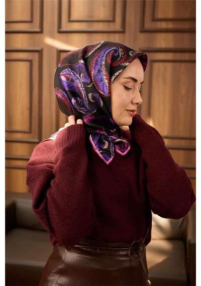 Silk Home Twill İpek Eşarp 11490-17 Siyah