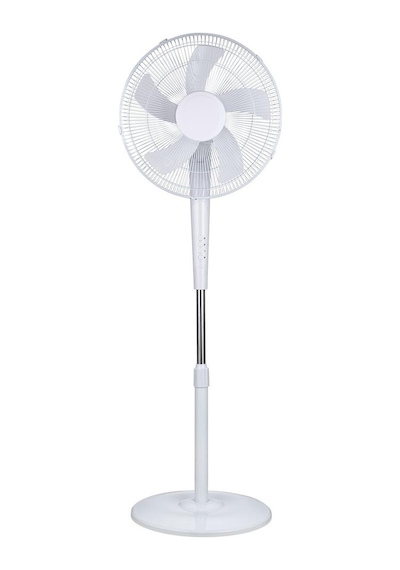 Sunny Sn8vntstnd03b 16 İnç Ayaklı Vantilatör Beyaz - 5 Kanatlı Pervane, 40w Güçlü Soğutma 3 Kademeli