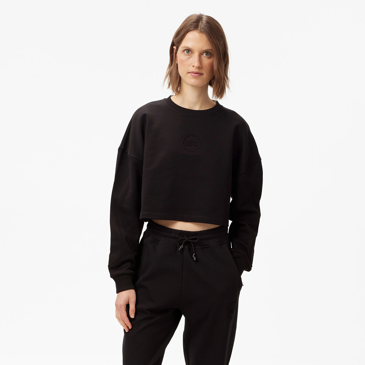 Unıted4 Classic Kadın Siyah Sweatshirt Dushı Siyah