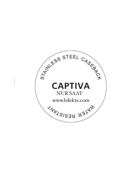 Captiva Analog Suya Dayanıklı Silikon Kordonlu Çoçuk Kol Saati Yeni Moda Şık Tararım Cp.ml.003a2 Bordo