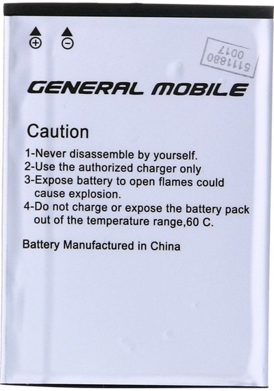 General Mobile Discovery Android E3 4G Batarya Pil
