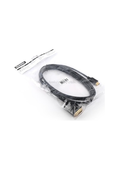 Dark Dvi - Hdmi Çeviricili 1.8M Uzunluğunda Görüntü Kablosu DK CB DVIXHDMIL180