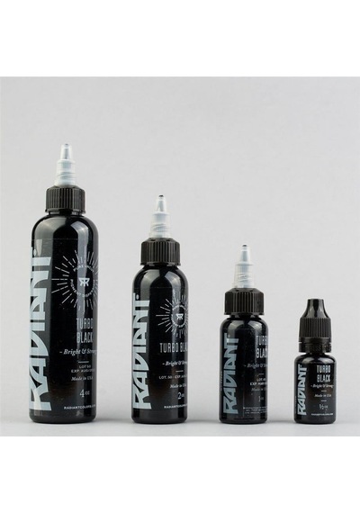Turbo Black - Radiant Tattoo Dövme Boyası - 1oz/30ml