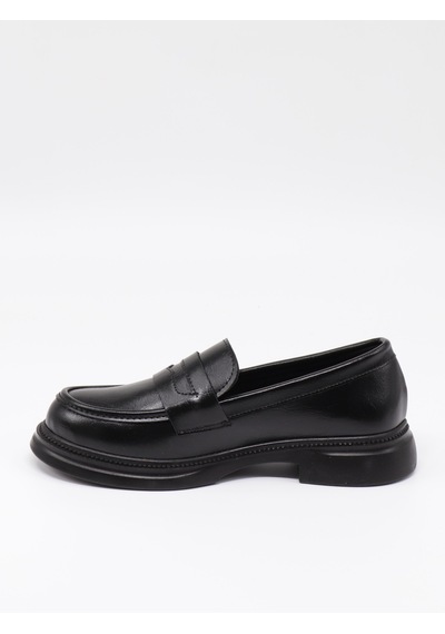 Nesilshoes Nesil Shoes Dvm 2530 Siyah Maskulen Kadın Loafer