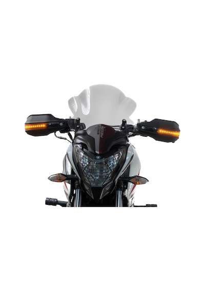 GP Kompozit KTM Duke 250 2024 Uyumlu Led Sinyalli Elcik Koruma Siyah