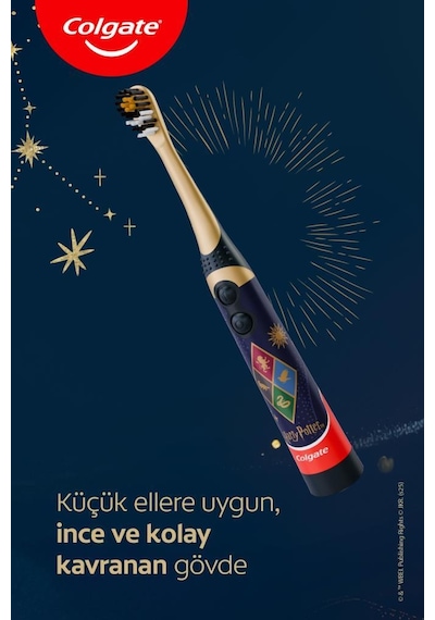 Colgate Harry Potter Çocuk Pilli Diş Fırçası, Çocuk Diş Macunu 50 Ml