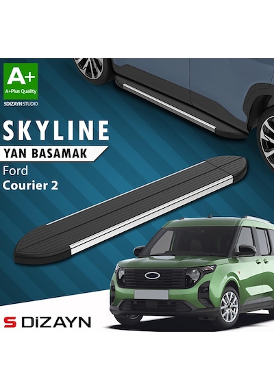 Ford Courier 2 Skyline Krom Yan Basamak 183 Cm 2023 Üzeri A+ Kalite