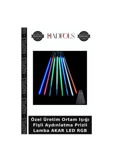 Özel Üretim Ortam Işığı Fişli Aydınlatma Prizli Lamba Akar Led Rgb