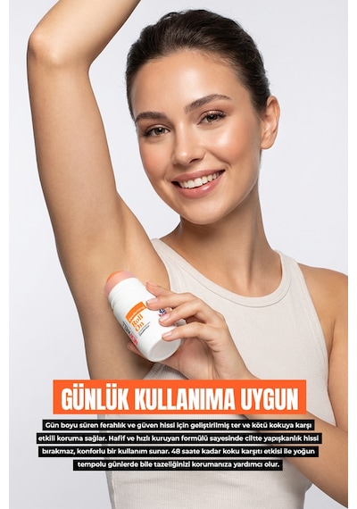 Deodorizing Roll On Terleme Önleyici Koltuk Altı Roll On Turuncu 75 Ml