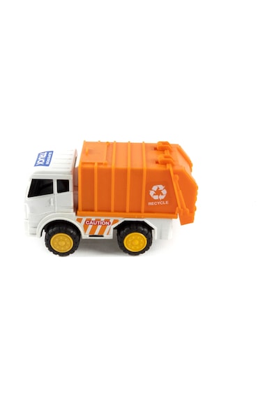 Oyuncak Mini Kamyon Sürtmeli Turuncu