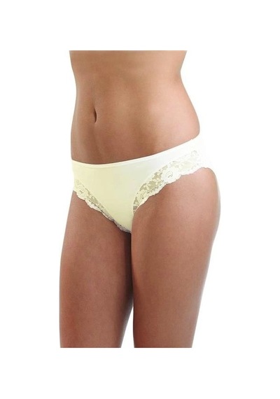 İkikareshop Kadın Slip Külot Dantelli Private 1336 Çok Renkli
