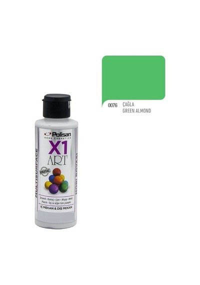 Polisan X1 Art Multısurface Hobi Boyası 0076 Çağla 120 Ml