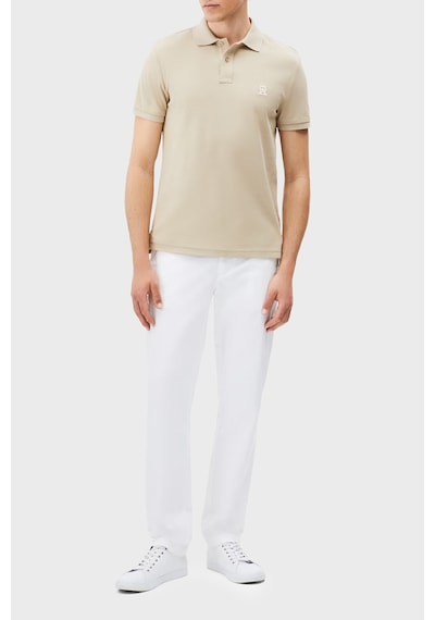 Tommy Hilfiger Erkek Polo Yaka T Shirt Mw0mw33167 Rbt Kum Kum