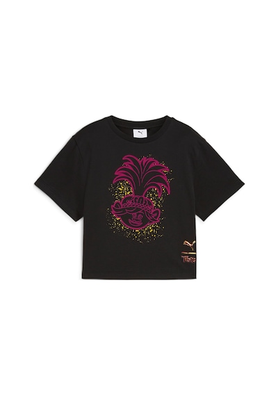 Puma X Trolls Graphic Çocuk T-shirt 624854 01 Siyah