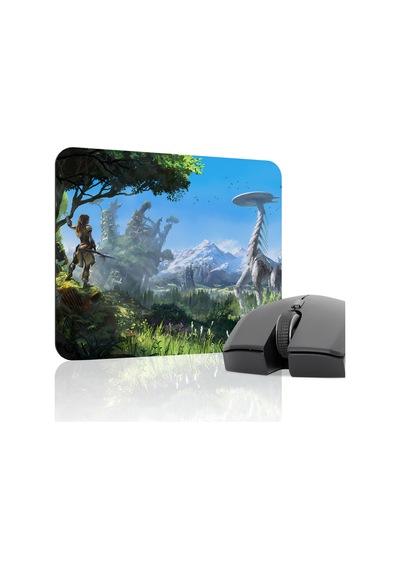 Horizon Zero Kaymaz Dikişli Kauçuk Oyuncu Mousepad V5 - 22x18 Gaming Mouse Pad Fare Altlığı