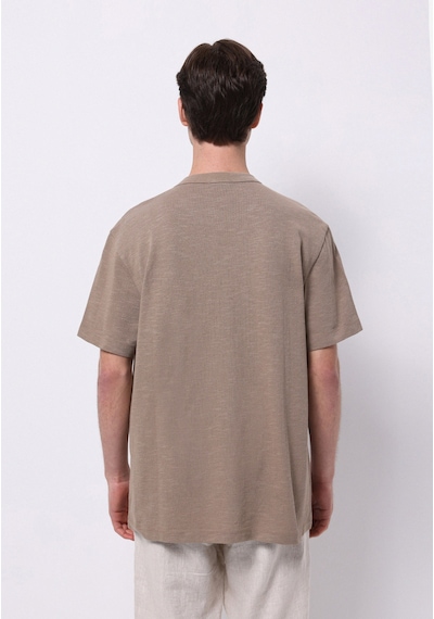 Colin's Colins Comfort Fit Yuvarlak Yaka Düz Erkek Gri Kısa Kol Tişört Cl1074161 Q1.v1 Tpe Gri