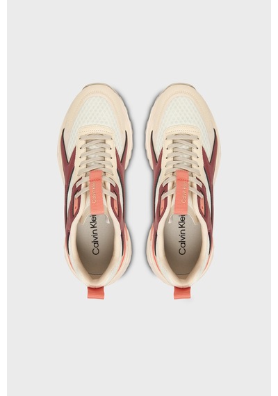 Calvin Klein Bayan Ayakkabı Hw0hw03002 0f6 Beyaz Bej Beyaz Bej