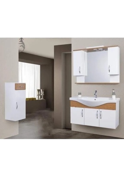 100 Cm Mdf Ekin Banyo Dolabı Suntalam Antrasit