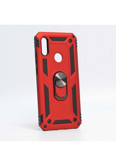 Huawei Honor 8a Kılıf Tank Zırh Yüzüklü Mıknatıslı Standlı Kapak Vega
