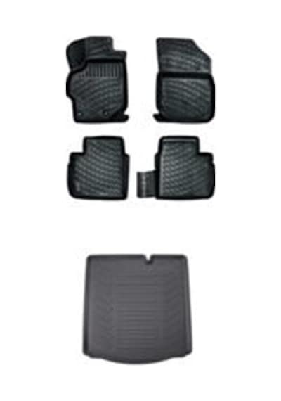 Rizline Ford Courier 3D Havuzlu Paspas + Bagaj Havuzu Set