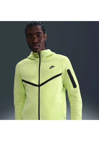 Niketech Fleece Windrunner Tam Fermuarlı Kapüşonlu Üst-sportxoutlet Yeşil