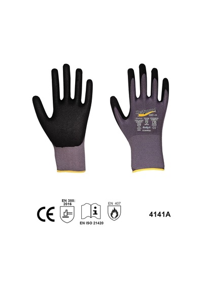 Tr Bestguard Tbw41 Mikro Köpük Nitril Kaplama İş Eldiveni 7 0