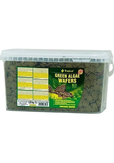 Tropical Green Algae Wafers Vatoz Yemi 100 Gr Açık