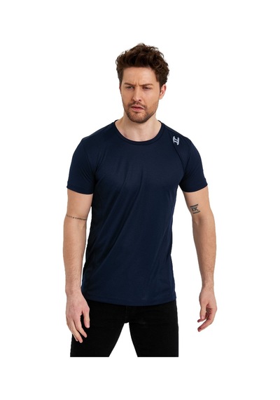 Erkek Spor Reflektör Baskılı Polyester Tişört 001
