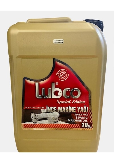 Lubco İnce Makine Yağı Bidon 10 L