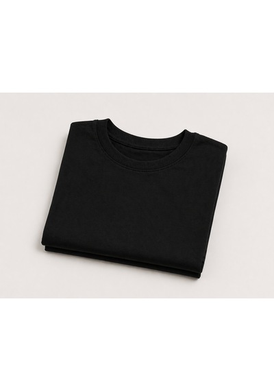 Masal Bebe Kids Unisex Çocuk Basic Siyah Takım Tişört